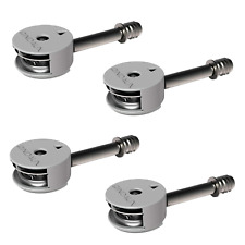 Eccentrico Diametro 35 In Acciaio. Per Letti E Strutture Di Mobili - Kit Da 4 Pz