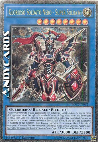 Glorioso soldato nero super - glorioso,