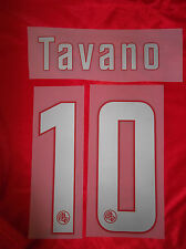 KIT TAVANO 10 ARGENTO X MAGLIA CALCIO LIVORNO NUOVO STILSCREEN NEW 