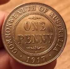 Moneta 1 Penny 1917, Australia Georgivs V, Rif. 6849