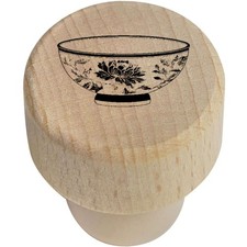 Tappo/sughero per bottiglia in legno 'Antica ciotola' 19 mm (BS00030904)