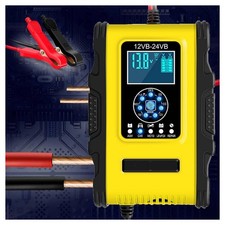 CARICABATTERIE INTELLIGENTE AVVIATORE EMERGENZA BATTERIA AUTO 12V-18A 24V-9A TK5