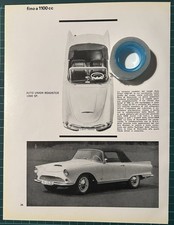 Rara Pubblicità AUTO UNION Roadster 1000 SP. del 1961
