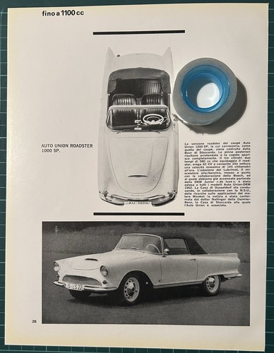Rara pubblicità auto union - rara,