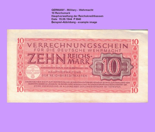 Wehrmacht reichsmark 1944 - wehrmacht,