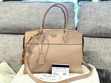 PRADA Saffiano Lux Handbag w/