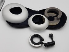 Raro - Olympus OM System T8 Ring Flash 2 con riflettori e custodia in pelle - non testato