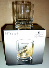 BORMIOLI-LIGHT & MUSIC-HANDEL-4 BICCHIERI IN VETRO SONORO SUPERIORI-PERFETTI