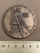CECOSLOVACCHIA MEDAGLIA MINIERE DI URANIO DELLA BOEMIA OCCIDENTALE (JÁCHYMOV)
