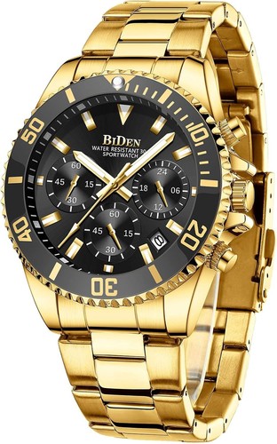 Biden orologio uomo oro nero - uomo,