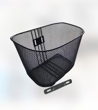 CESTINO BICI BICICLETTA ANTERIORE IN RETE METALLICA 35X25X26 CON ATTACCO