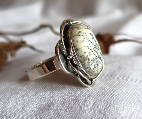 Anello diaspro argento - anello,