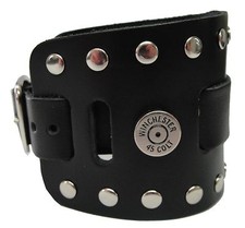 Cinturino orologio ampio pelle