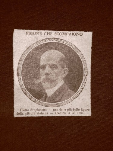 Pittore pietro fragiacomo - pietro,