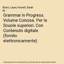 Grammar progress volume - progress.,