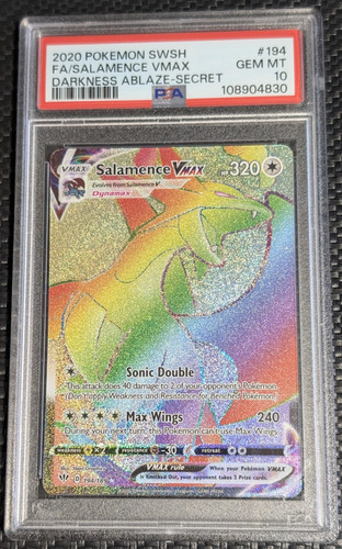Psa salamence vmax secret - psa,