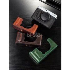 Custodia fotocamera vera pelle