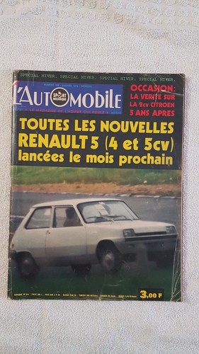 Automobile 308 01 1972 - l'automobile, n°308