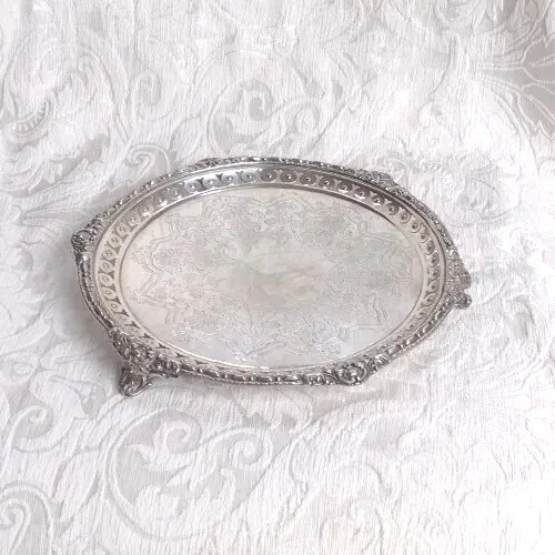 Antico vassoio salver h - &,