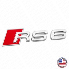 Audi RS 6 Chrome Rear Letter