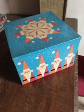 Scatola di latta vintage Motta - design natalizio anni '60/'70