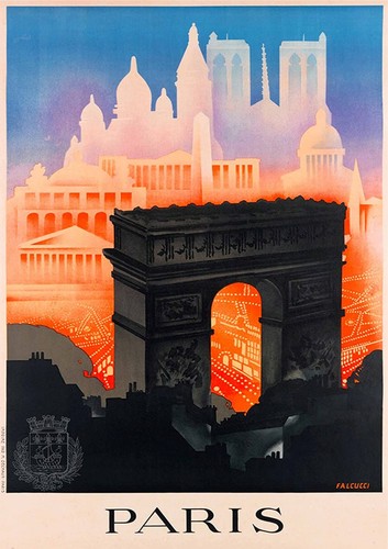 Paris vintage poster - vintage,