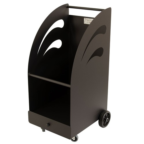 Carrello per camino portalegna