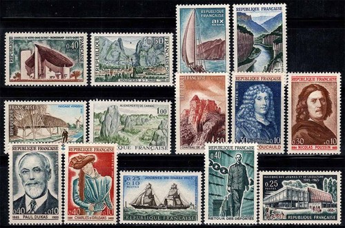 Francia 1964 1435 1448 - 1964, yv.