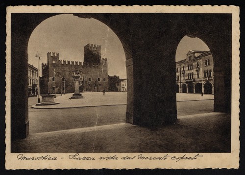 Marostica piazza vista dal - vista,