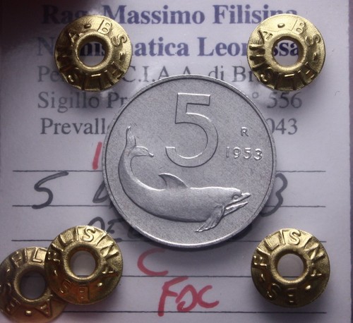 Italia repubblica 5 lire - nl*,