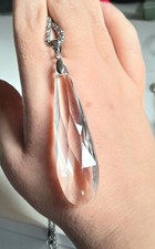 COLLANA GRANDE PENDENTE GOCCIA
