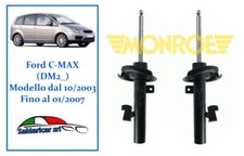 KIT 2 AMMORTIZZATORI ASSALE ANTERIORE MONROE ADATTI A FORD C-MAX 5 PORTE 2003->