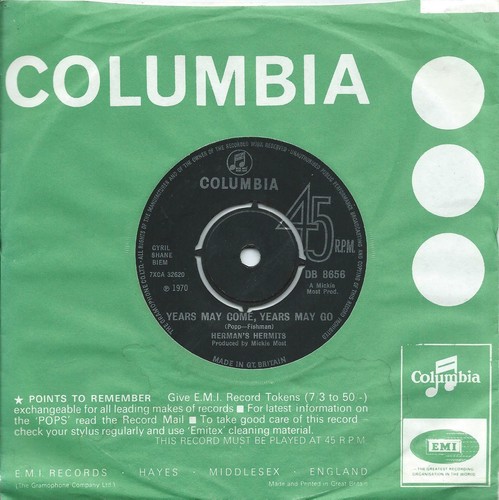 Herman hermits years may - herman's,