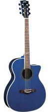 Chitarra acustica elettrificata NXT A100ce  See Throug  BLUE  Eko