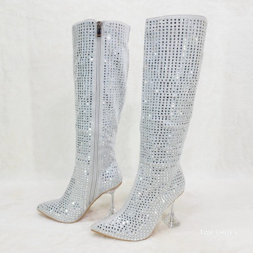 Stivali ginocchio glamour - al,