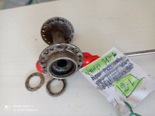 VECCHIO GUSCIO POSTERIORE FORI MOZZO 36 CUSCINETTI A SFERA SEDILE RIMOVIBILI RARO