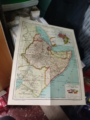 Cartina geografica colonie - cartina,