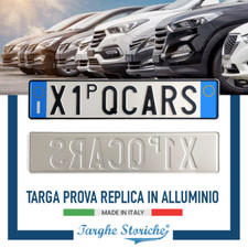 Targa Prova Rettangolare