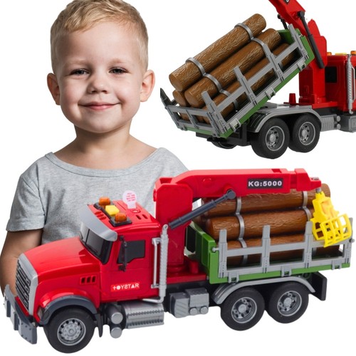 Woopie camion con gru - in, legno