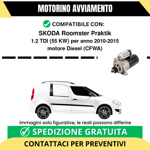 Motorino avviamento skoda - motorino,