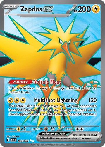 Zapdos 192 165 - 192/165,