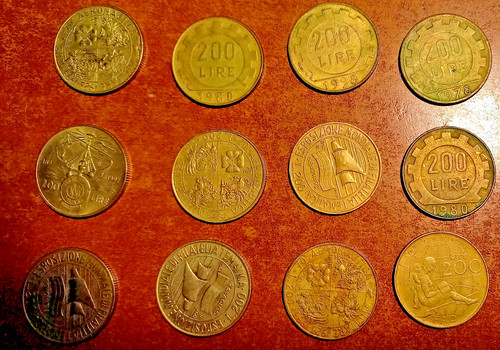 Lotto monete 200 lire - lotto,