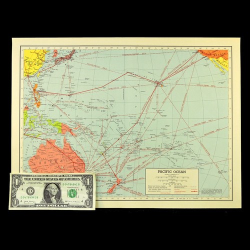 Mappa oceano pacifico - oceano,