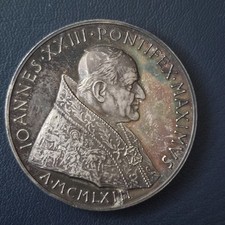 Medaglia Papale Giovanni XXIII Premio Balzan 1963 Argento
