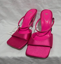 Scarpe donna Zara rosa tacco