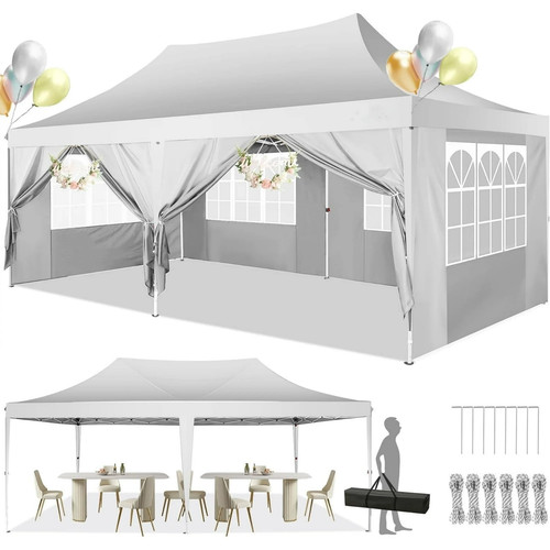 Gazebo pieghevole pop 3x6m - pieghevole,