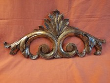 Cimasa In Legno Intagliata E Dorata Epoca '800