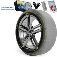 ARCOL Calze da Neve Omologate Italia EN 16662-1 - Due Catene da Neve in Tessuto