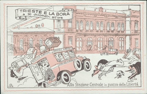 Bt734 cartolina trieste - bt734, citta'