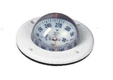 BUSSOLA MINI C COMPASS CORNICE BIANCA BARCA NAUTICA PLASTIMO